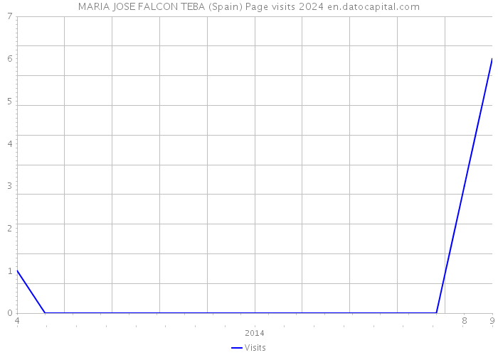 MARIA JOSE FALCON TEBA (Spain) Page visits 2024 