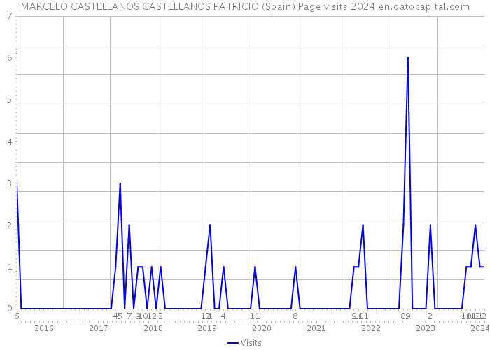 MARCELO CASTELLANOS CASTELLANOS PATRICIO (Spain) Page visits 2024 