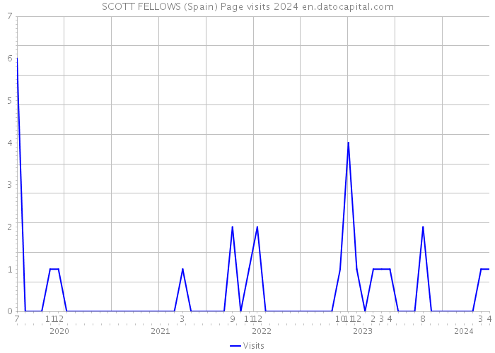 SCOTT FELLOWS (Spain) Page visits 2024 