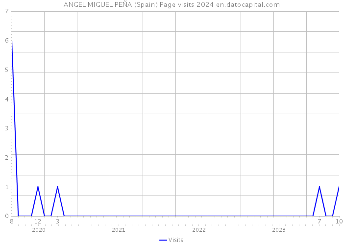ANGEL MIGUEL PEÑA (Spain) Page visits 2024 