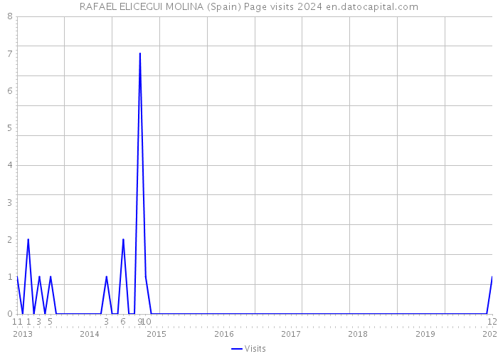 RAFAEL ELICEGUI MOLINA (Spain) Page visits 2024 
