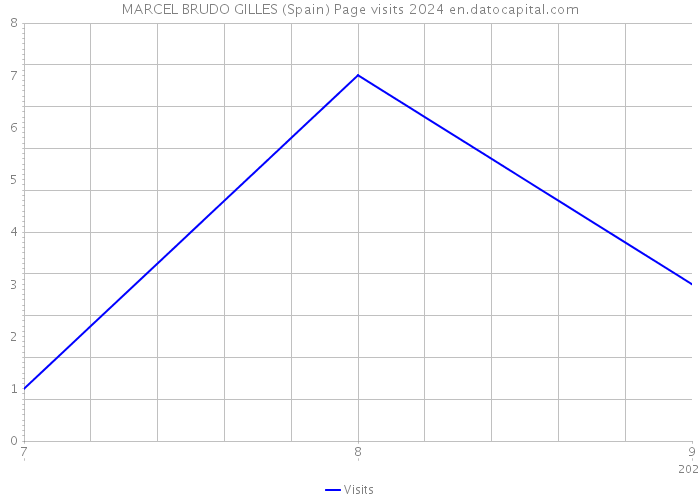 MARCEL BRUDO GILLES (Spain) Page visits 2024 