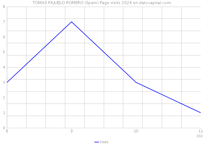 TOMAS PAJUELO ROMERO (Spain) Page visits 2024 