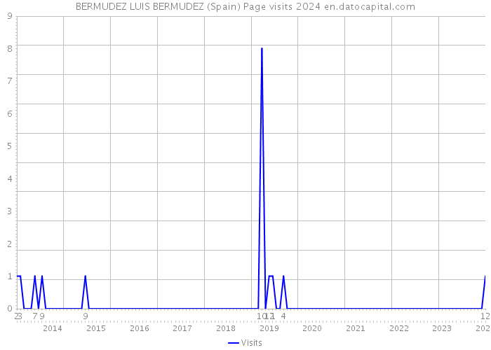 BERMUDEZ LUIS BERMUDEZ (Spain) Page visits 2024 