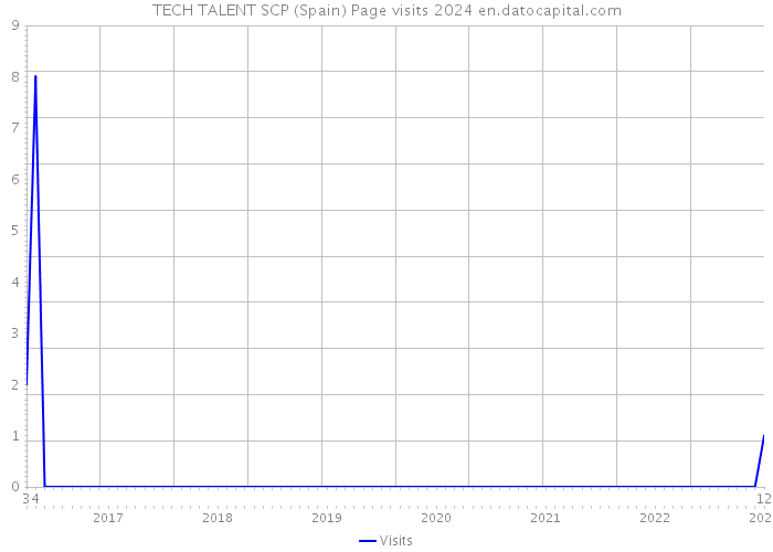 TECH TALENT SCP (Spain) Page visits 2024 