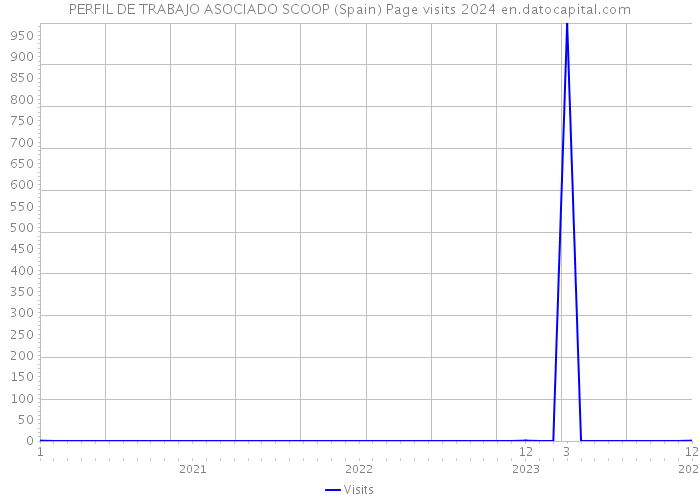 PERFIL DE TRABAJO ASOCIADO SCOOP (Spain) Page visits 2024 