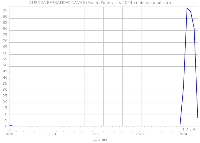 AURORA FERNANDEZ NAVAS (Spain) Page visits 2024 